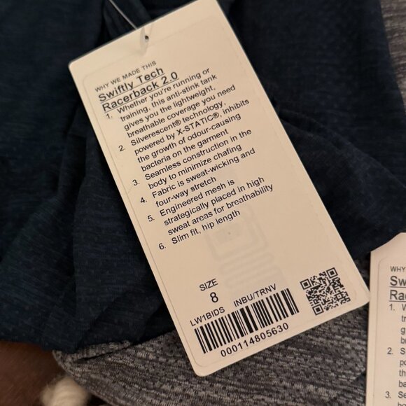 lot of 5 swiftly tech racerbacks - Picture 2 of 5